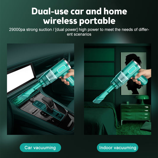 Wireless Portable Handheld Car Vacuum Cleaner – Power Suction & Long Battery Life